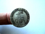 STOLBERG: 1/6 TALARA 1763 R - RZADSZA MONETA