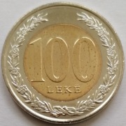 Albania 100 leke leków 2023 - 24,75 mm mennicze z rolki bankowej - nr 2