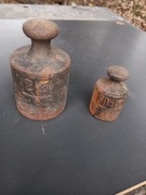 Stare odważniki z okresu PRL 