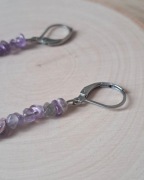 Kolczyki VIOLET z ametystu 