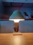 Lampka biurkowa "Grzybek" na klips ZAOS typ LN-6 z lat PRL