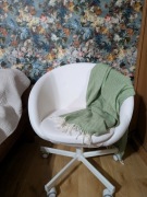 SKRUVSTA krzesło obrotowe białe