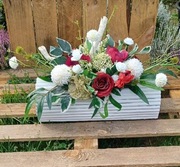 Wiązanka kompozycja stroik bambusowy pieniek