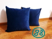 W088 poszewki na poduszki 60x60 GRANAT welwet