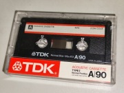 Kaseta TDK A -  90 minut 