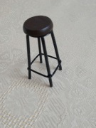 Miniaturka - wysoki taboret - HOKER w skali 1:12 - Dollhouse