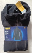 NITEO bluza/polar roboczy męski, rozmiar XXL, kolor czarny / szare wstawki
