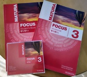 Podręcznik do j. ang. Matura Focus 3 + ćwiczenia + 4 płyty CD. Pearson