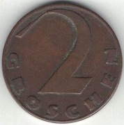 Austria 2 groschen 1925 - 19 mm - nr 3