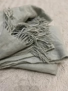 piękny miętowy duży szalik