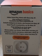Amazon Basics Smart Gniazdko Wi-Fi, kompatybilne z Alexa i Google Home
