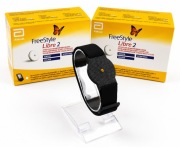 Opaska ochronna na sensor FreeStyle Libre 2 - CZARNA
