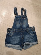 Ogrodniczki jeansowe rozmiar 170 dziewczęce 