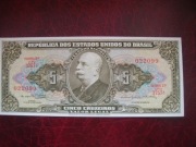 BANKNOT  Brazylia 5 Cruzeiro 1962 r. UNC