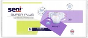Pieluchomajtki Seni Super Plus M zapinane na rzep 30szt + 5 szt gratis