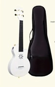 Nowe ukulele koncertowe włókno węglowe zestaw