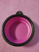 Nowa miska silikonowa składana dla pieska