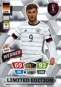 Karta Panini FIFA World Cup Qatar 2022 Limited Edition - Timo Werner