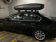 Bagażnik dachowy BMW 520, czarny + poprzeczki dachowe