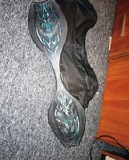 Deska waveboard niebiesko-czarna