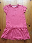 sukienka dzianinowa 116/122  różowa