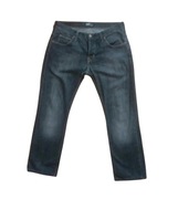 Lee knox 3332 spodnie jeansowe męskie ciemno szare 100% bawełna straight