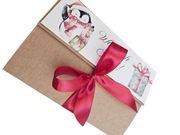 Koperta folder etui teczka na zdjęcia 15 x 21 cm personalizacja świąteczna