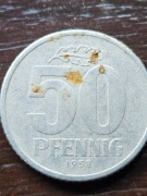 Moneta DDR 50 PFENNIG 1958