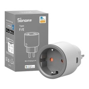 Inteligentne Smart Gniazdko WiFi Sonoff S60TPF | Watomierz 16A