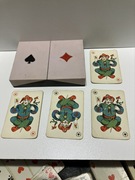 pudelko do kart KZ WP 77r, stare karty prl, gratis karty wraki niekompletne