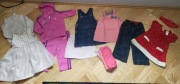 Zestaw paka ubrań dla dziewczynki r.86