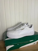 Buty damskie Puma Cali białe skórzane org 39