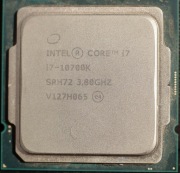 Intel i7-10700K. 3.8 GHz. 10 generacja.
