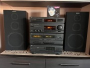 JVC CA-E37 wieża stereo z kolumnami Sony SS-200