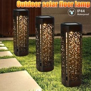 Zestaw 4 Solarnych Lamp Ogrodowych LED – Elegancka Dekoracja na Zewnątrz