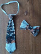 Krawat i mucha dla chłopca na święta 