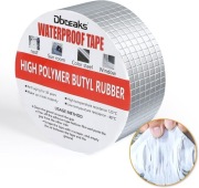 Taśma aluminiowo-butylowa 75 mm x 10 m x 1,5 mm, wodoodporna