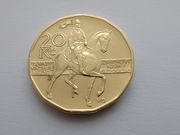 Czechy 20 koron 2019
