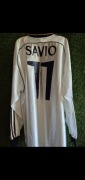 Koszulka meczowa Savio Real Madryt 1998/1999 CL match worn