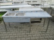 Zlew Gastronomiczny 2 Komorowy Komory Z Lewej 200/60/85