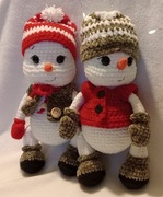 Bałwanki prezent dekoracja