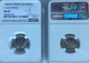 2 ZŁ PRÓBA NIKIEL 1989 NGC MS67 PIĘKNA