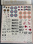 Kalkomania Hawker Sea Hawk skala 1/72 (Kanga)