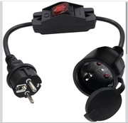 Krótki przedłużacz IP44