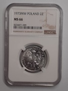 2 zł Jagody 1973 NGC MS66 PIĘKNA