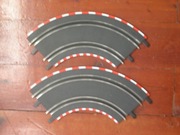 Carrera GO tory łukowe 90 stopni zakręt 1/4 zestaw 2 szt. 