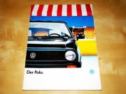 Prospekt Volkswagen Polo 1988 brzydka okładka