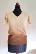 Sweterek bluzka vintage retro r. S/M 36 cotton 