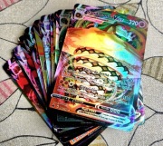 ZESTAW 19 KART POKEMON VMAX HOLO nie oryginalne prezent dla dziecka