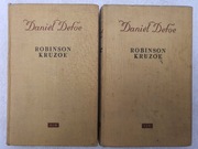 Robinson Kruzoe - Daniel Defoe, tom 1 i 2, wydanie 1953 rok
